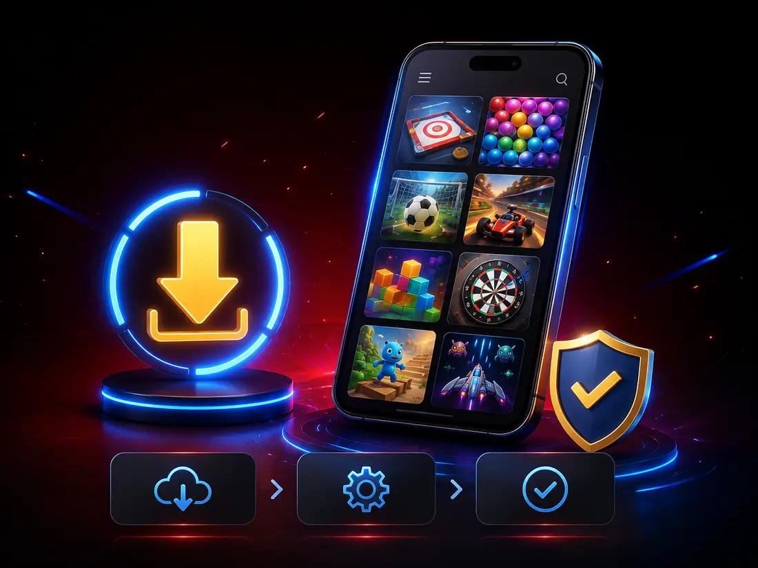Juwa777 app download and installation guide illustration with smartphone and security icon